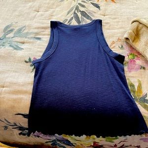 Size small, old navy tank top. Ruffles at bottom